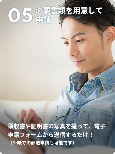 05必要書類を用意して申請