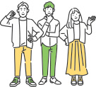 私服で参加しやすいプログラムあり