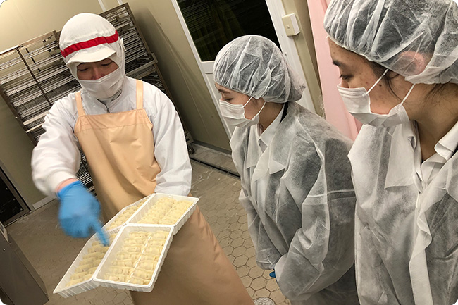 餃子工場見学