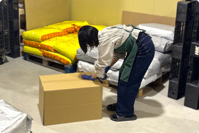 梱包・発送体験