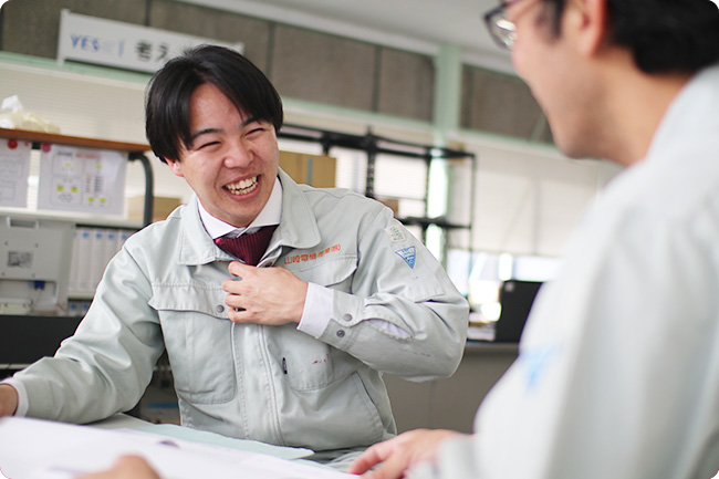 若手社員との座談会