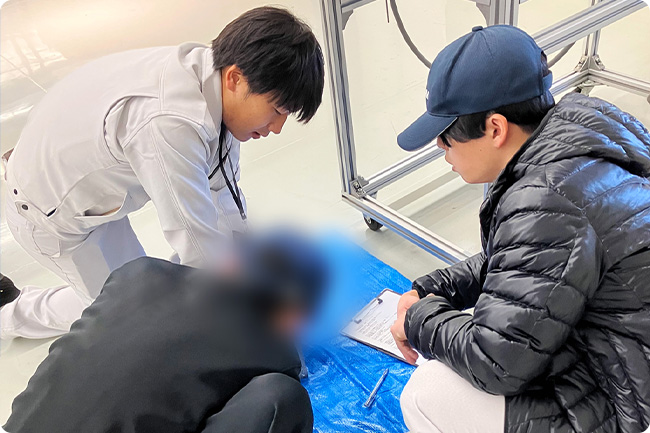 機械を分解→組立→燃焼するか？！を体験します