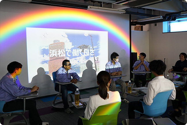 社員との座談会